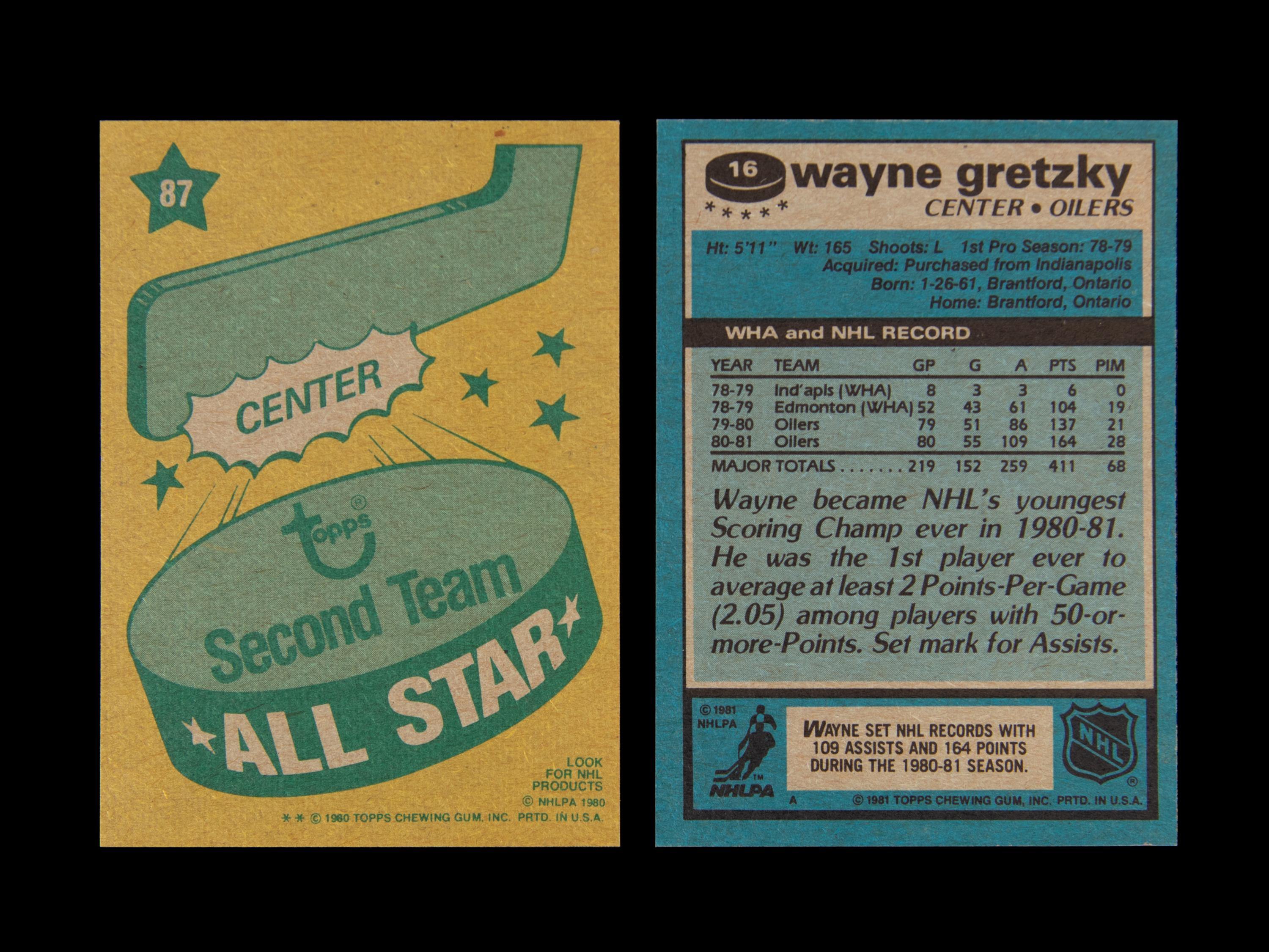 A Group of 50 1970-80s Hockey Cards (Including Bobby Orr, Bobby Hull and Second Year Wayne Gretzky)
