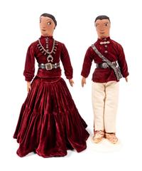 Navajo Dolls, Pair