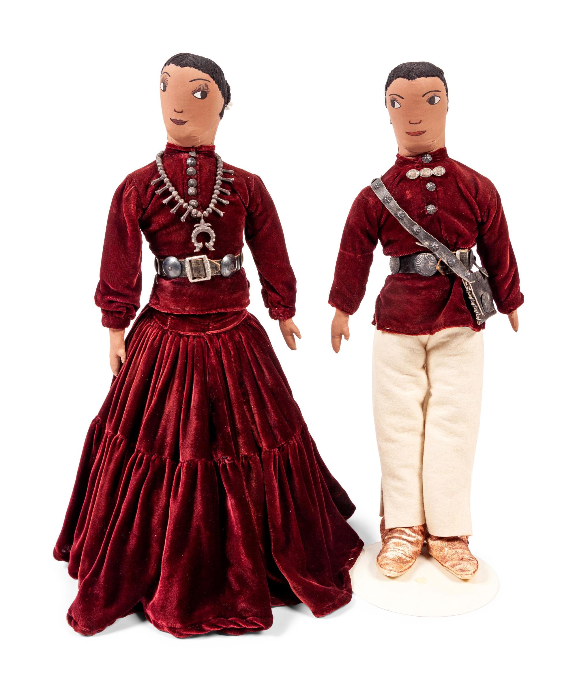 Navajo Dolls, Pair