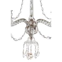 A Pair of Georgian Style Cut Glass Sconces