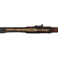 Relief Carved Percussion Altered Longrifle by Abraham Schweitzer