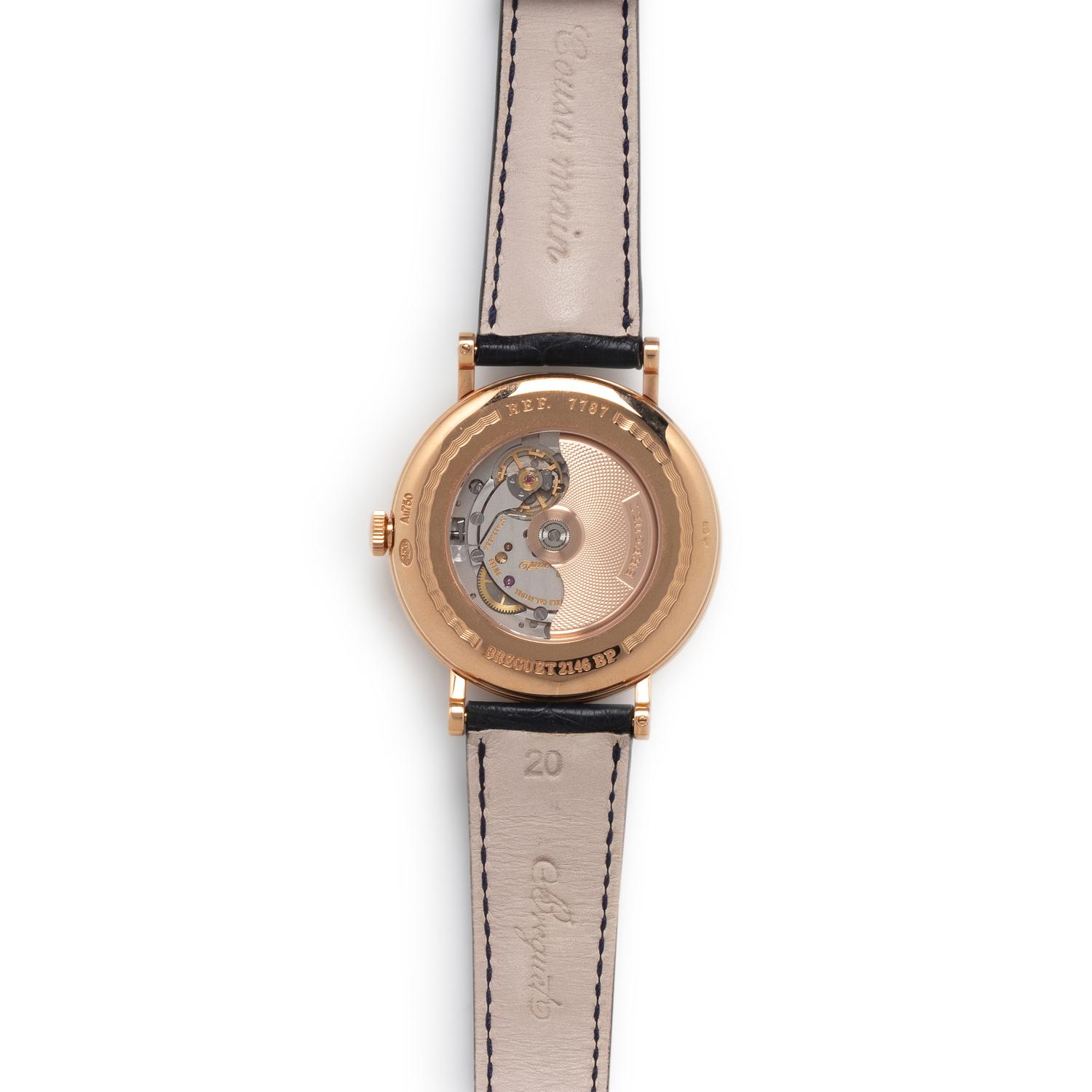 BREGUET, REF. 7787 18K ROSE GOLD CLASSIC WATCH