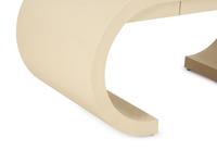 A Modern Cloth Wrapped Scroll Desk in the Manner of Karl Springer — 20th/21st Century