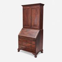 A Chippendale carved mahogany secretary bookcase Philadelphia, PA, circa 1780