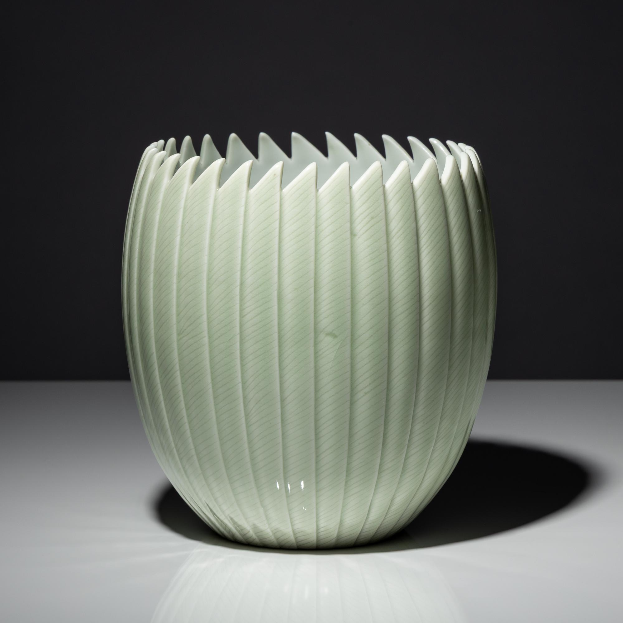 Fluted Celadon bowl, 1995