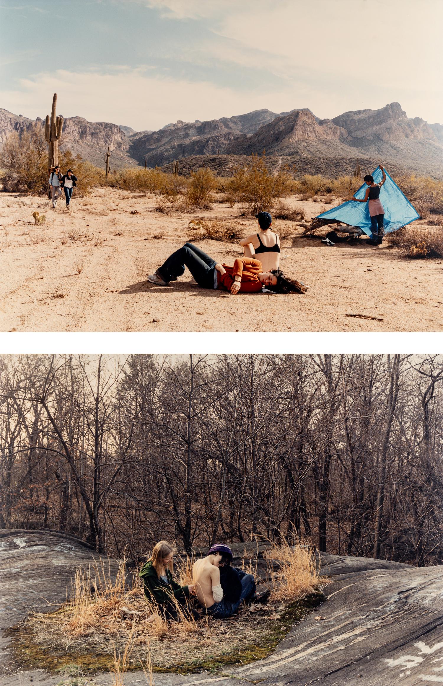 Justine Kurland (born 1969) Painting Pictures; and Superstitious Mountain, 1999