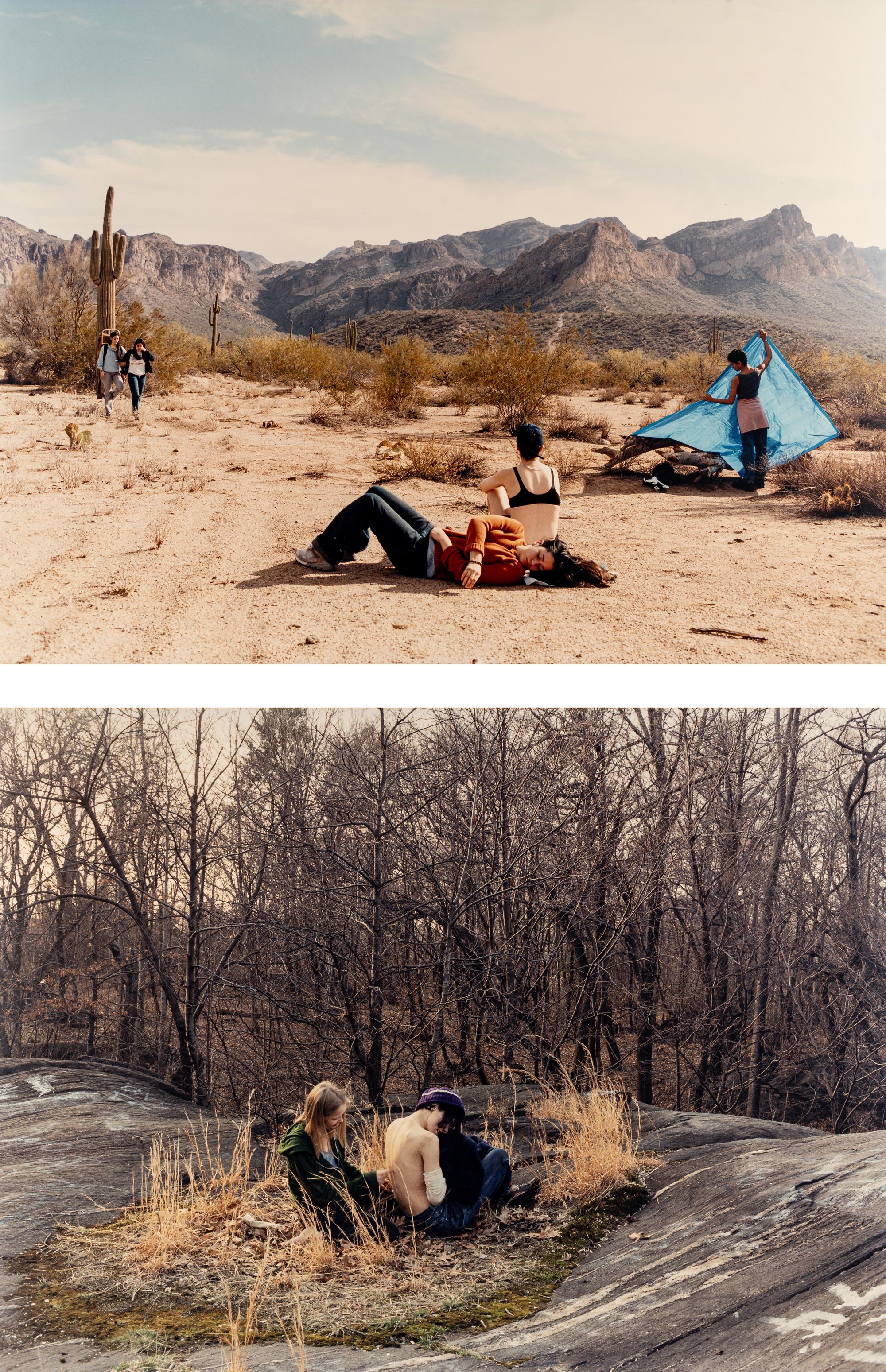 Justine Kurland (born 1969) Painting Pictures; and Superstitious Mountain, 1999