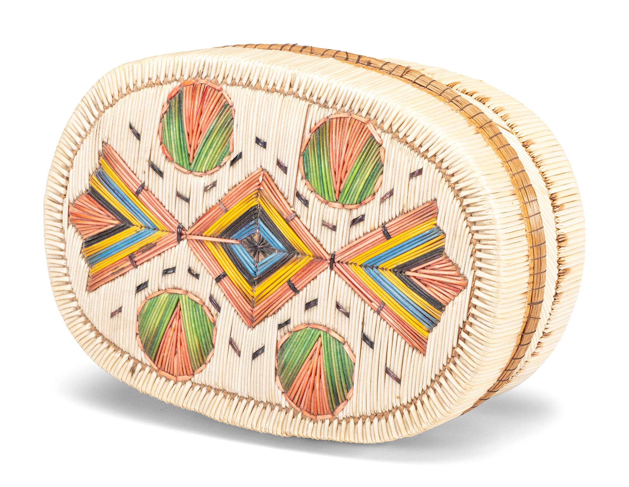 Northeastern Quilled Birchbark Box