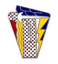 Roy Lichtenstein, (American, 1923-1997), Modern Head Brooch, 1968