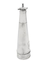 An English Silver-Plate The Thirst Extinguisher Cocktail Shaker