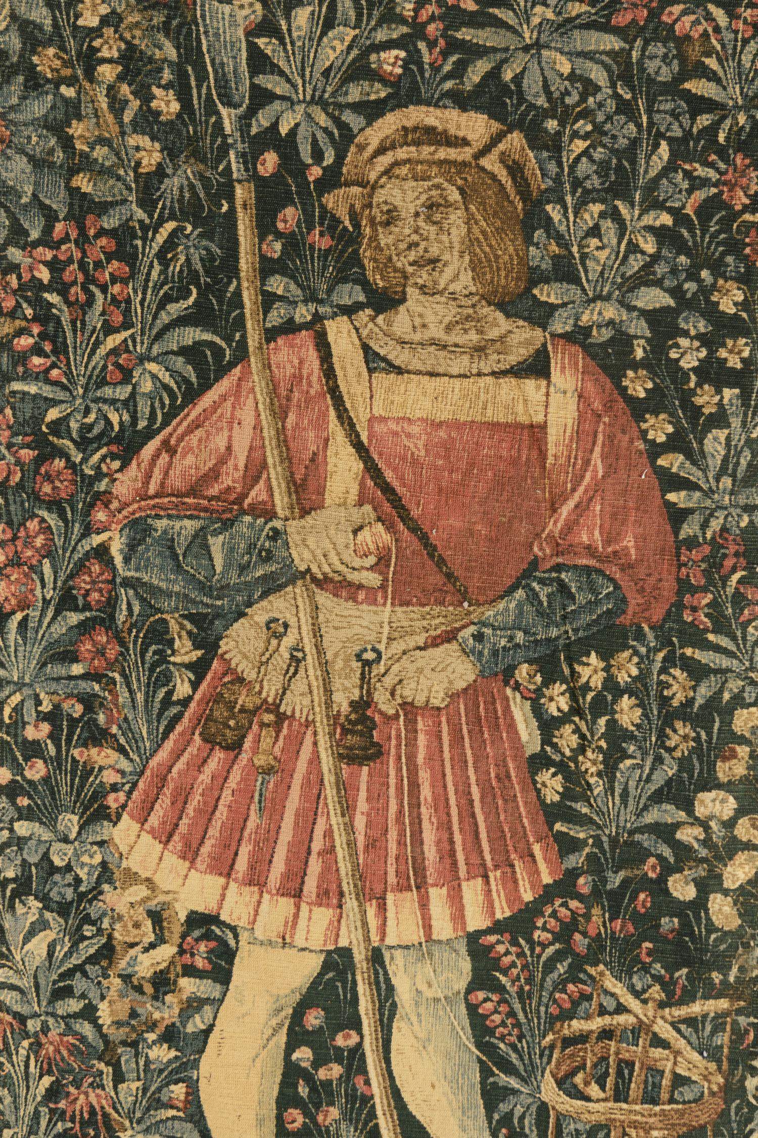 A Continental Printed Tapestry