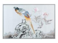 Two Chinese Embroidered Silk Panels
