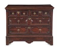 A Charles II Oak Chest of Drawers