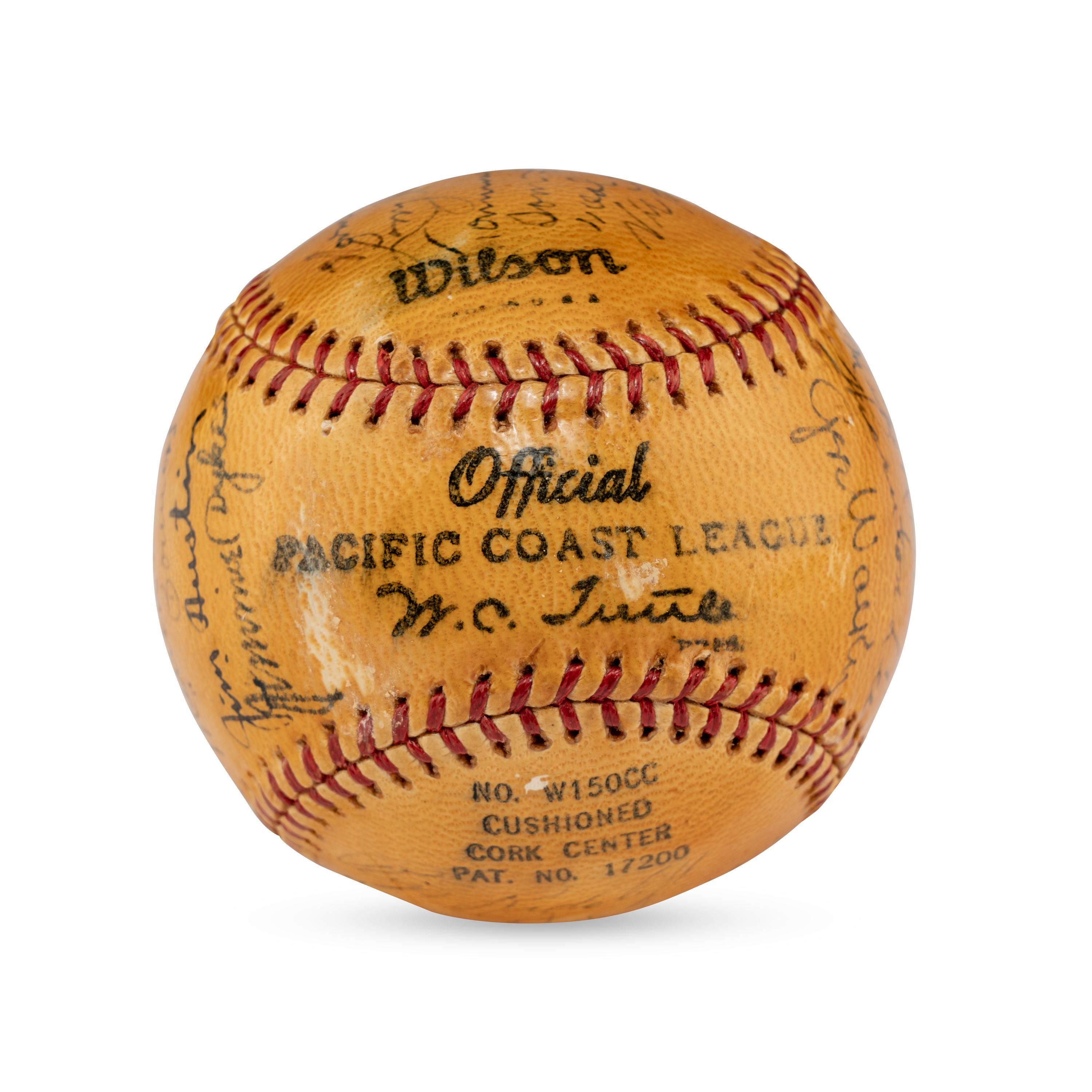 A 1939 Chicago White Sox Team Signed Autograph Baseball,