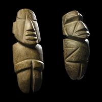 Two Mezcala Stone Figures