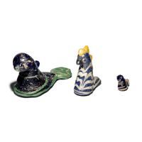 Three Phoenician Glass Bird Pendants