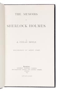 DOYLE, Arthur Conan, Sir (1859-1930). The Adventures of Sherlock Holmes . London: George Newnes, 1892.