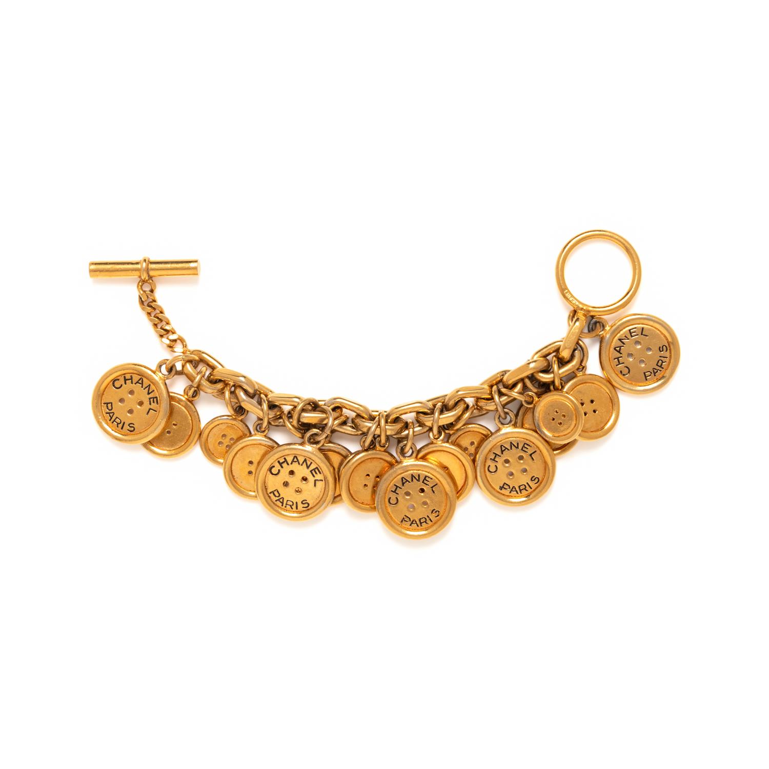 Chanel, Button Charm Bracelet