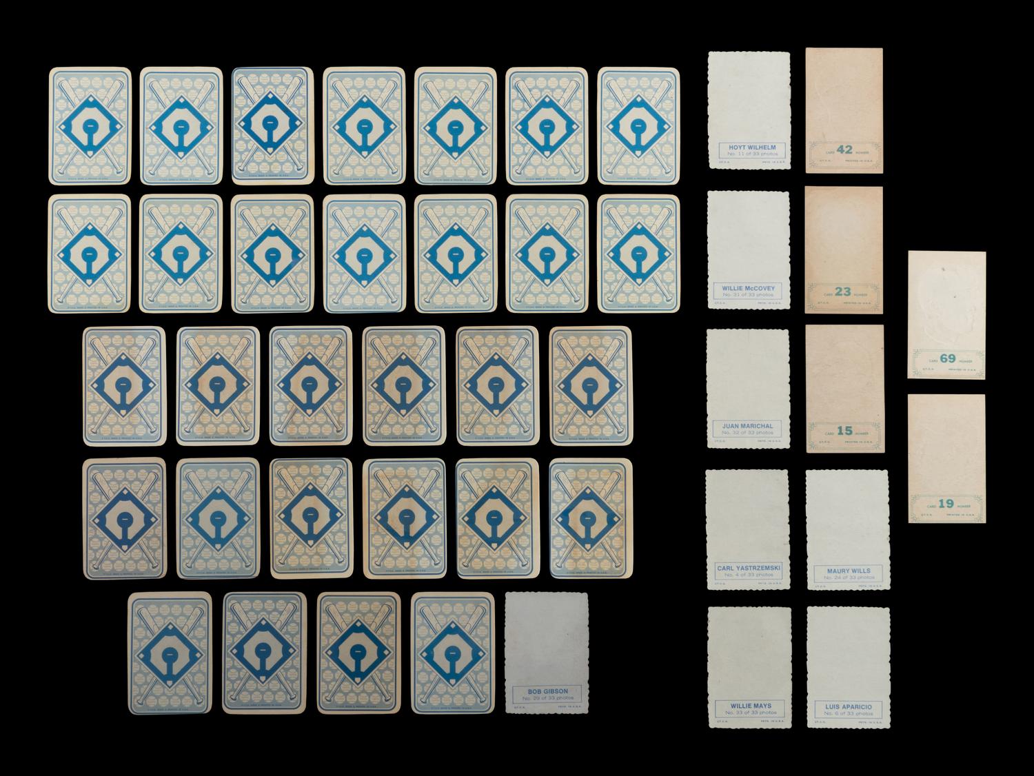 A Group of 43 Assorted 1960s Topps Oddball Baseball Card Issues Including Multiple Hall of Famers