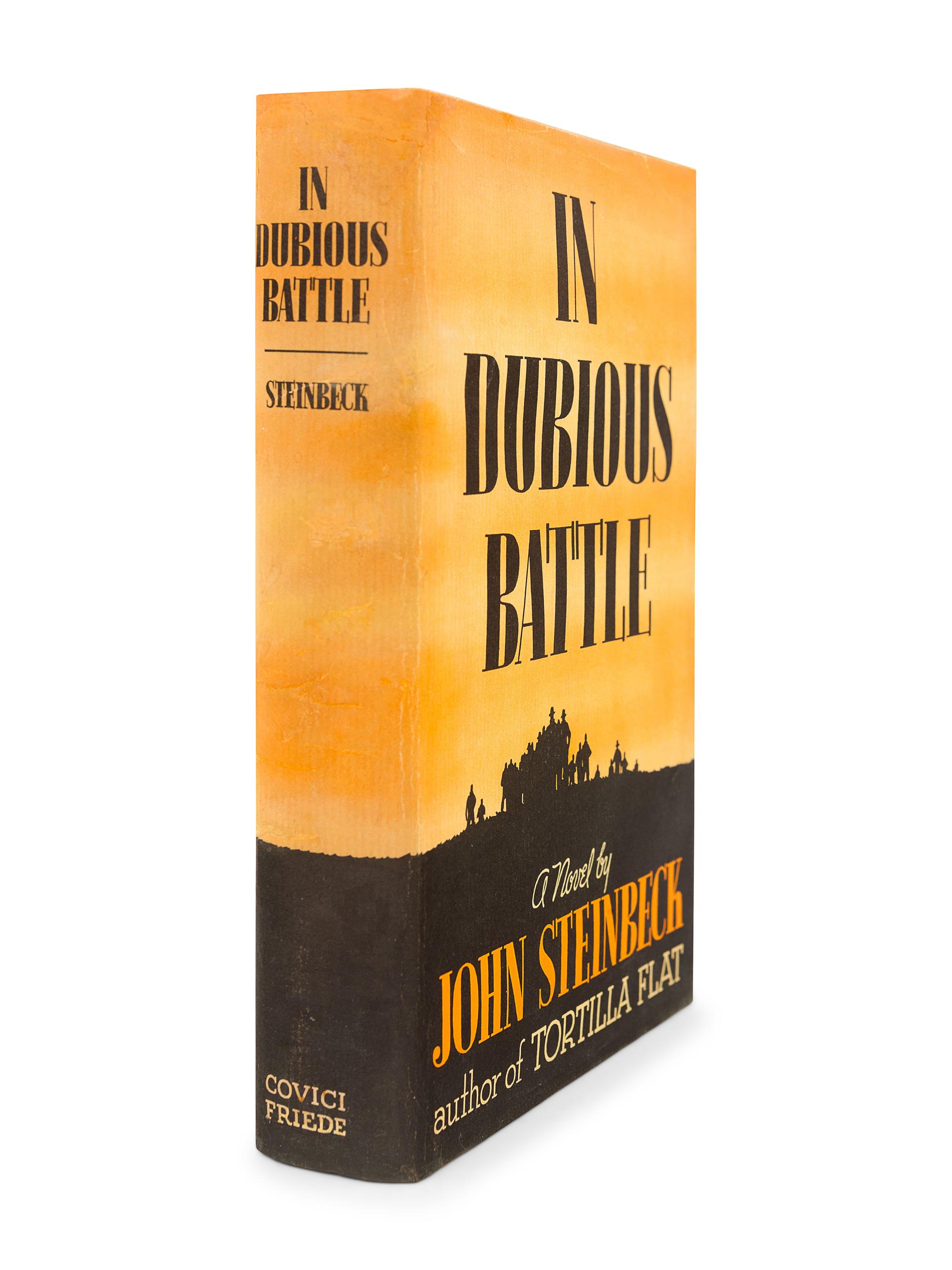 STEINBECK, John (1902-1968). In Dubious Battle. New York: Covici-Friede, 1936.