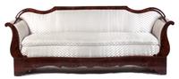 An American Empire Mahogany Sofa Width 83 inches. — MID 19TH CENTURY