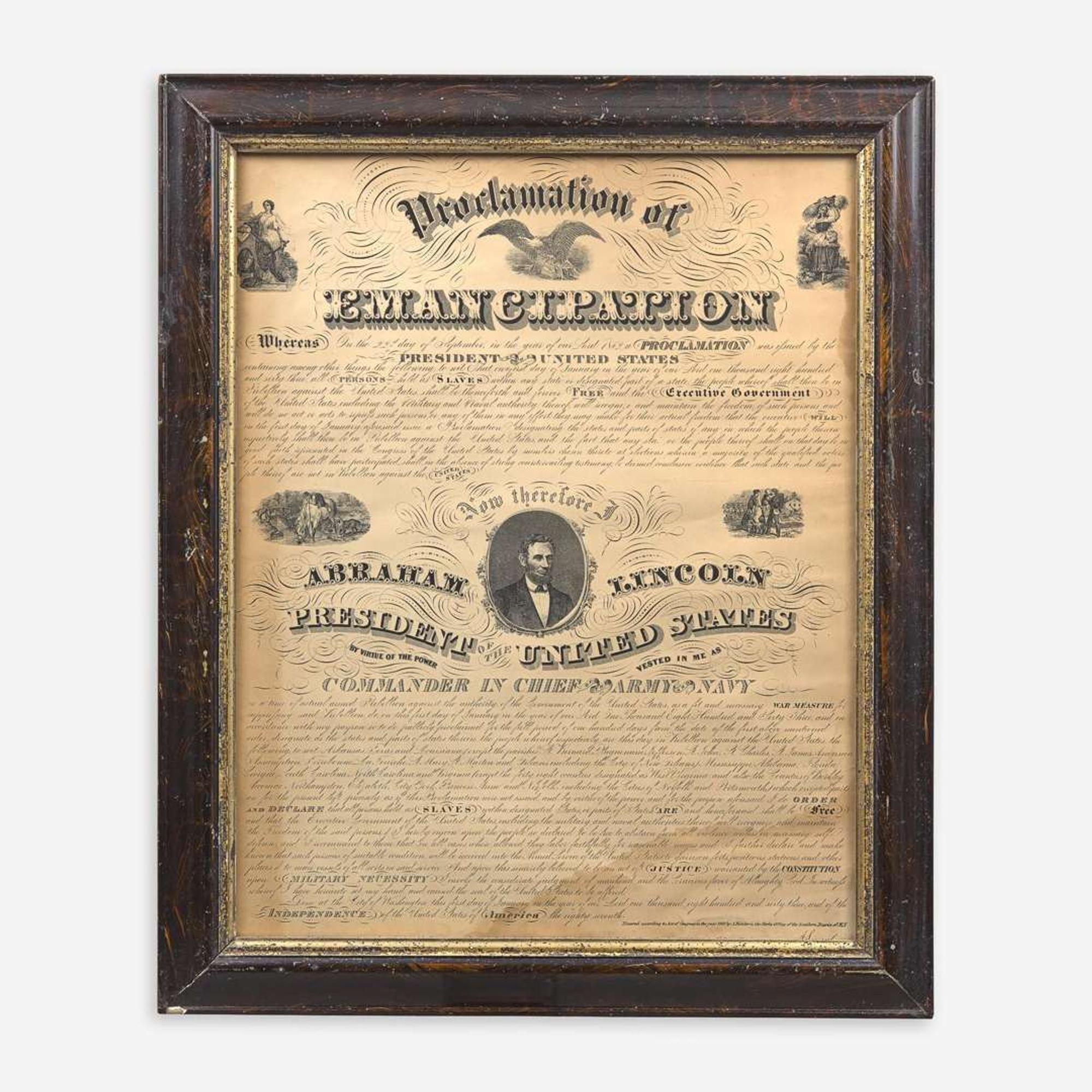 [African-Americana] [Emancipation Proclamation] Proclamation of Emancipation