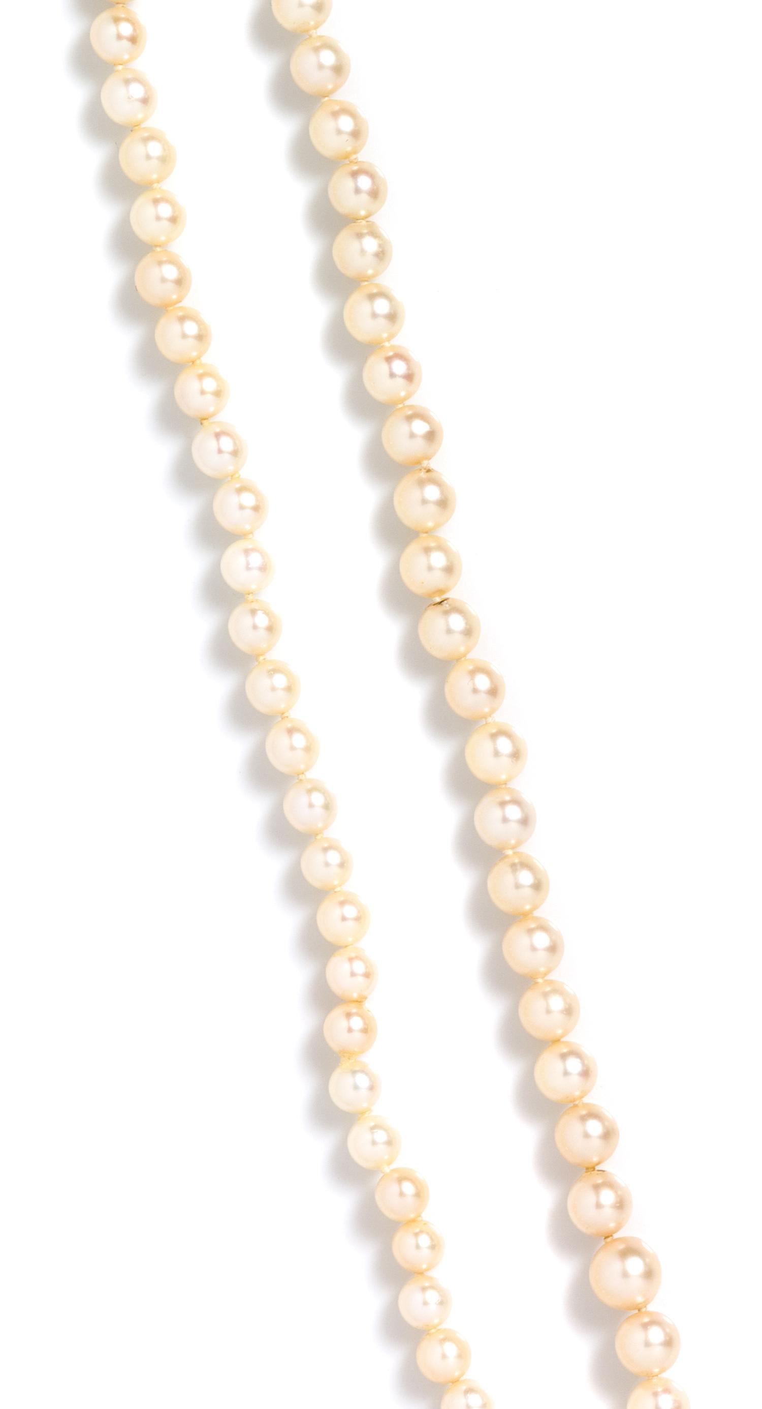 A Cultured Pearl Necklace,