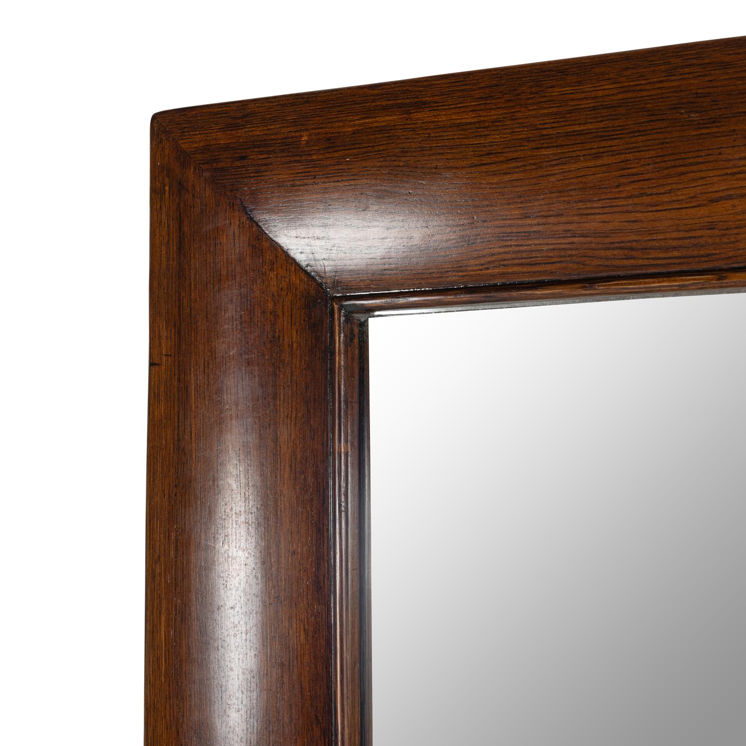 A Contemporary Oak Mirror