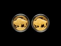 Two Gold Buffalo $50 1 oz. Gold Proof Coins