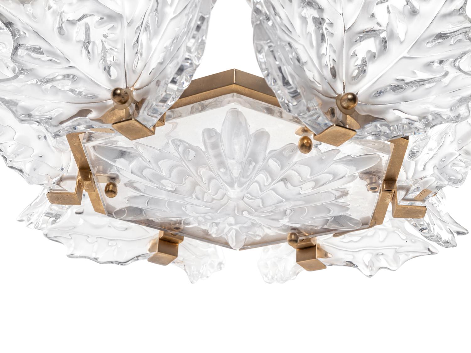 A Lalique Champs-Élysées Chandelier
