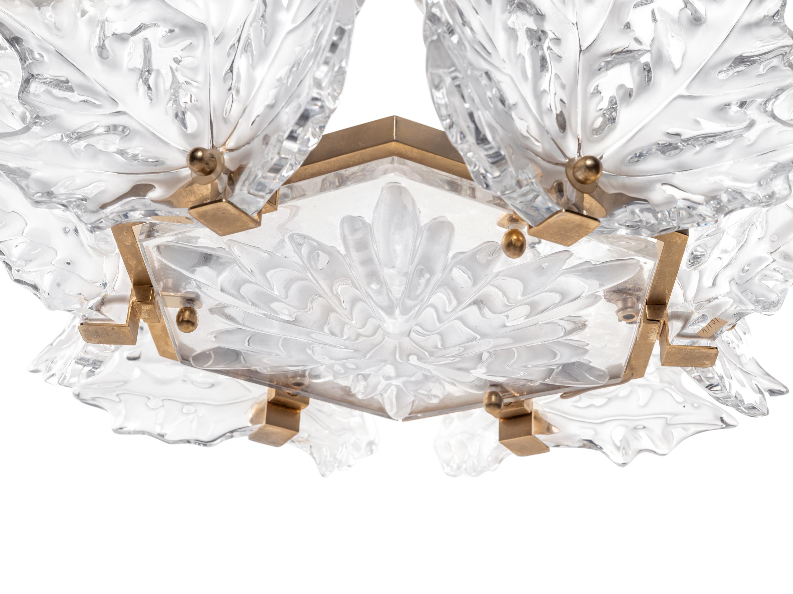 A Lalique Champs-Élysées Chandelier