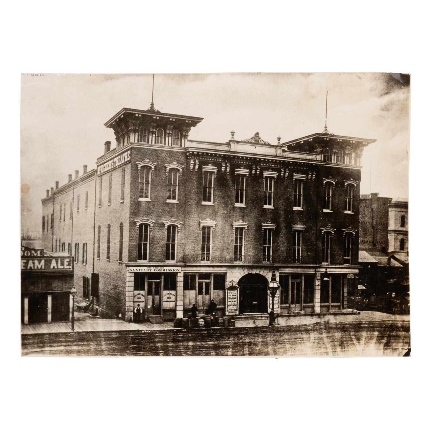 [Chicago Fire]. A large archive of letters, documents, tokens, and ephemera related to the Great Fire.