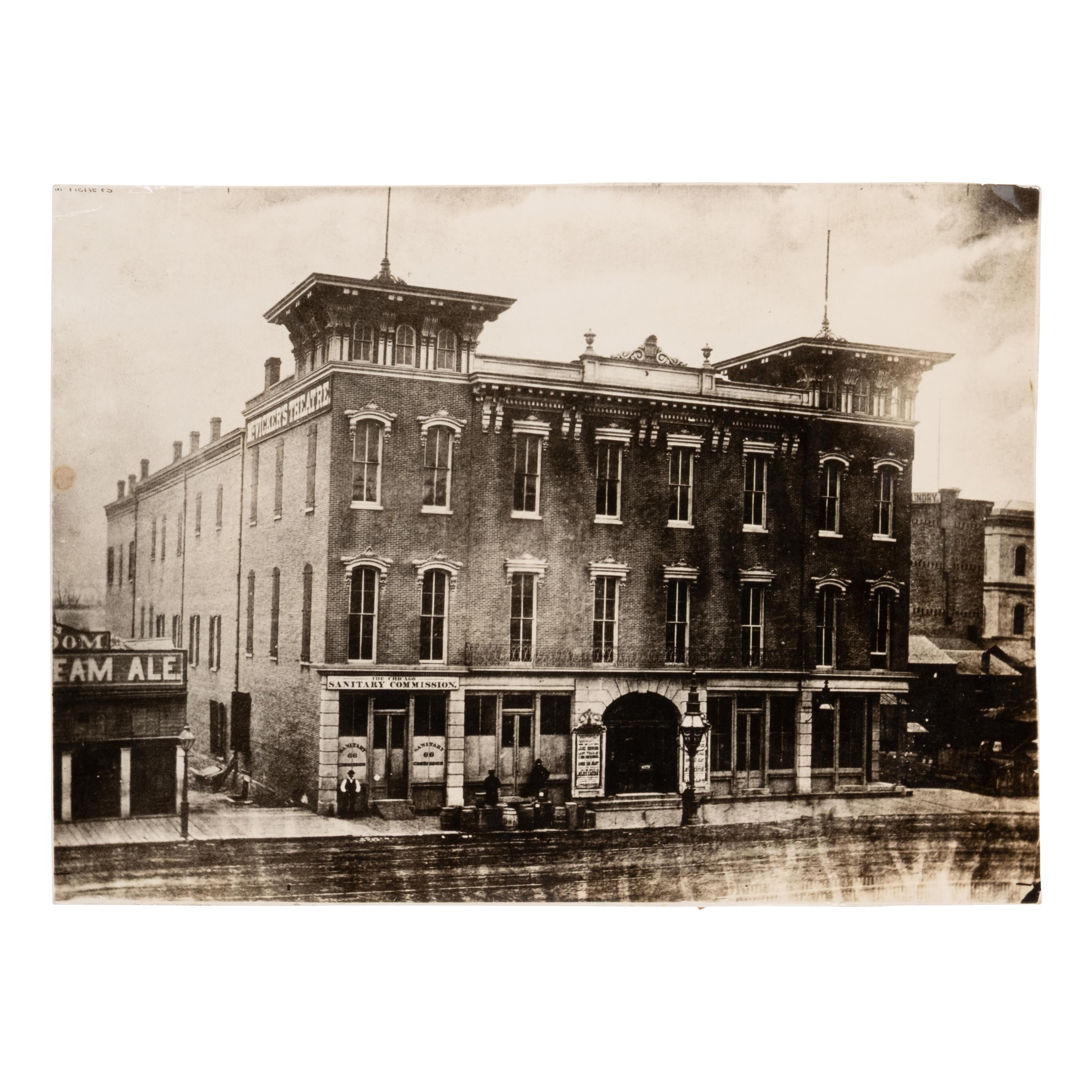 [Chicago Fire]. A large archive of letters, documents, tokens, and ephemera related to the Great Fire.