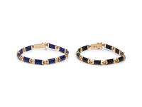 COLLECTION OF HARDSTONE AND YELLOW GOLD JEWELRY