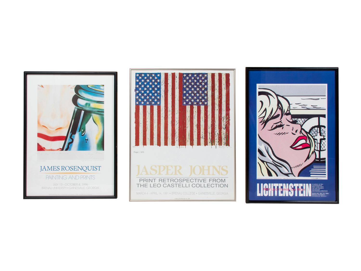 A Group of Three Georgia Museum Exhibition Posters