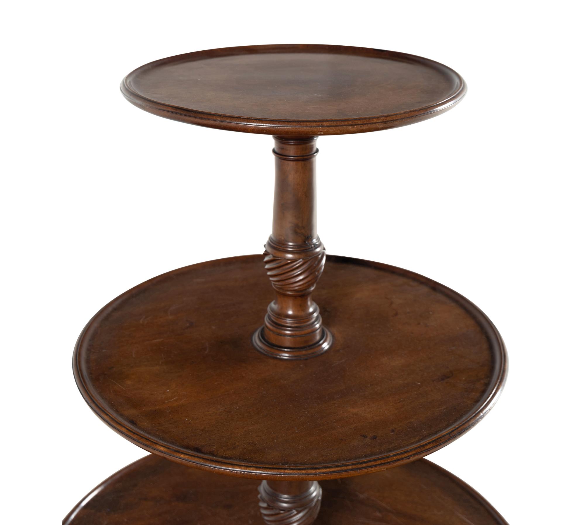 A George III Mahogany Dumbwaiter