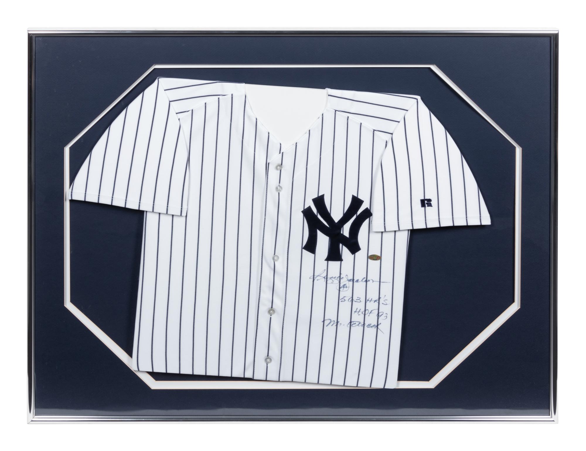 A Reggie Jackson Signed New York Yankees Jersey,