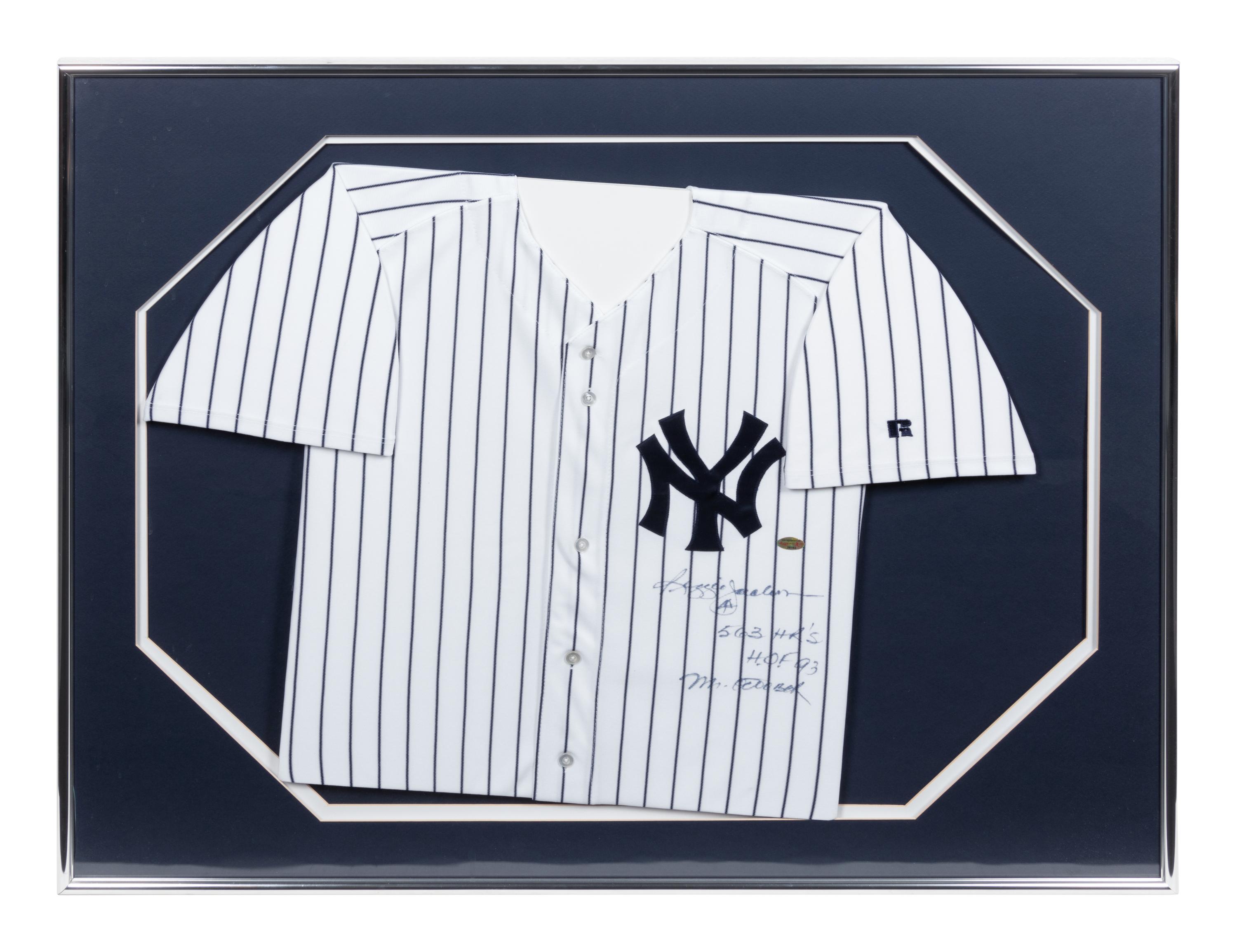 A Reggie Jackson Signed New York Yankees Jersey,