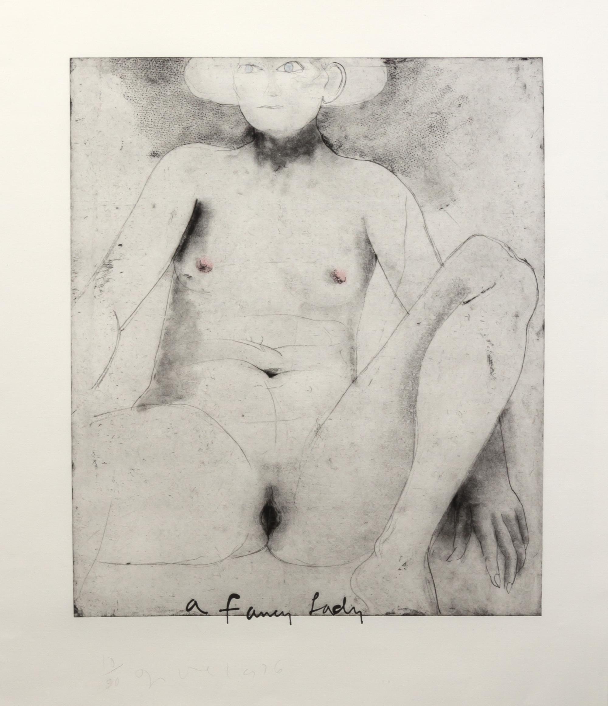 Jim Dine, (American, b. 1935), A Fancy Lady, 1976