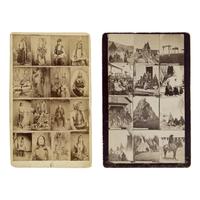 Cross, W.R. (1839-1907). A pair of advertising cabinet cards showcasing the photographers' work.
