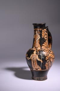 An Etruscan Red-Figured Oinochoe