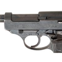 **ac42 Code P38 Pistol in Modern Display Case with Period Holster and Two Magazines