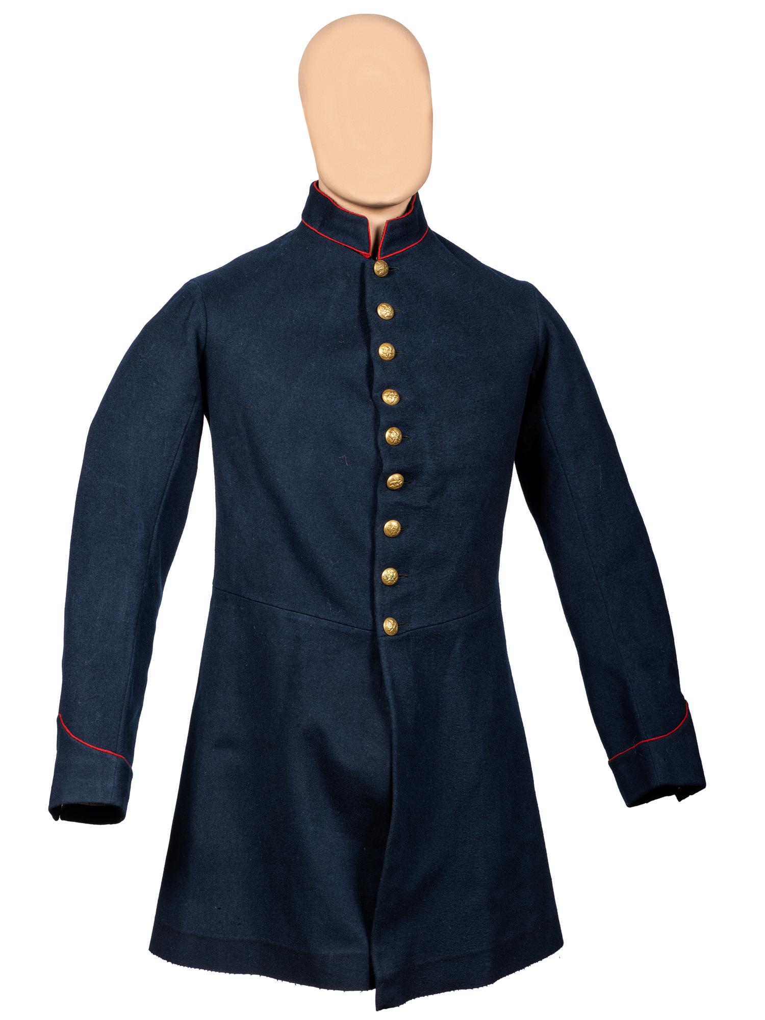 [CIVIL WAR]. 1858 Union Artillery enlisted frock coat.