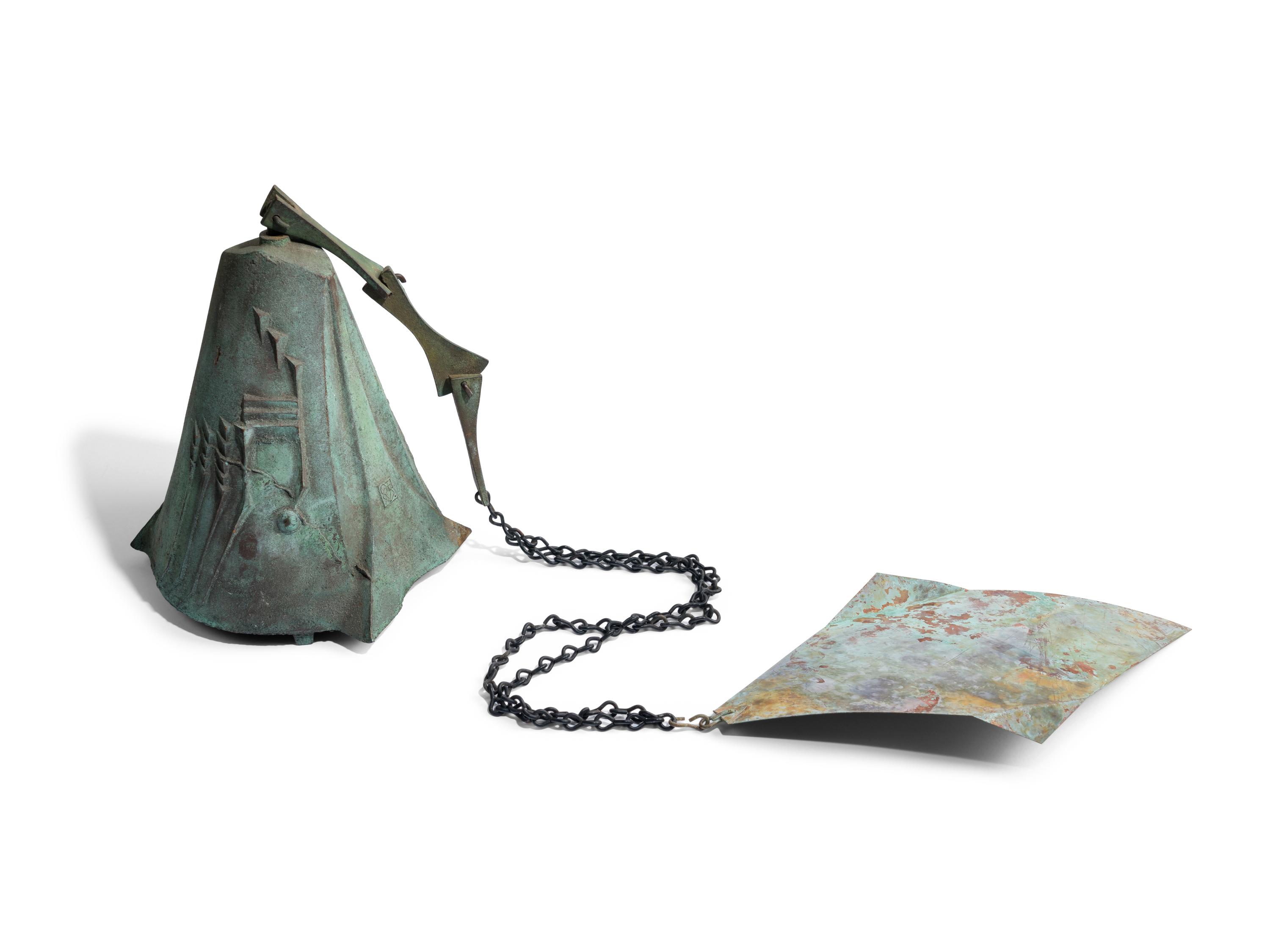 Cosanti Bronze Windbell, c. 1970 Acrosanti, USA