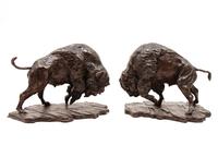 Pair, American Bison , edition 1/9