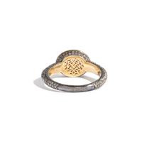 MOONSTONE AND DIAMOND RING