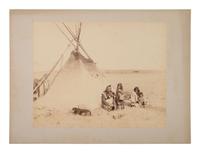 NOTMAN, William (1826-1891), photographer. Photograph of a Blackfoot family.