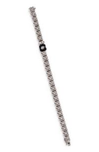 DIAMOND AND ENAMEL BRACELET