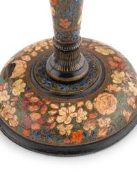 A Pair of Painted Table Lamps