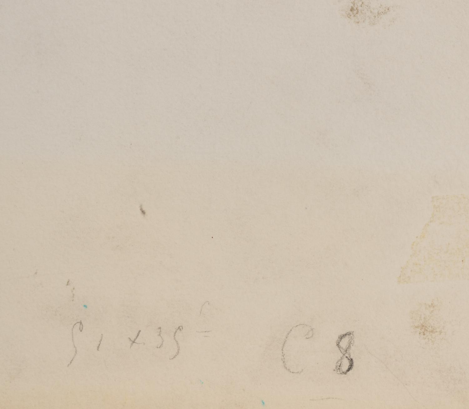 Sketch of Mother Jeanne's Head Looking Down (No. 3) , c. 1908